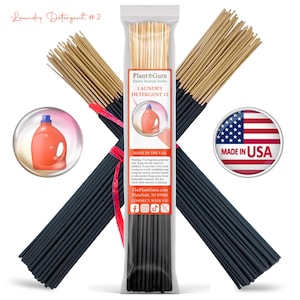 LAUNDRY DETERGENT #2 Incense Sticks 11&quot; Handmade Hand Dipped Bulk Wholesale