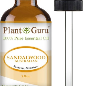 Sandalwood Australian Essential Oil 100% Pure Natural Therapeutic Grade Santalum Spicatum Bulk Wholesale For Skin, Soap, Candle and Diffuser 2 oz. Bulk