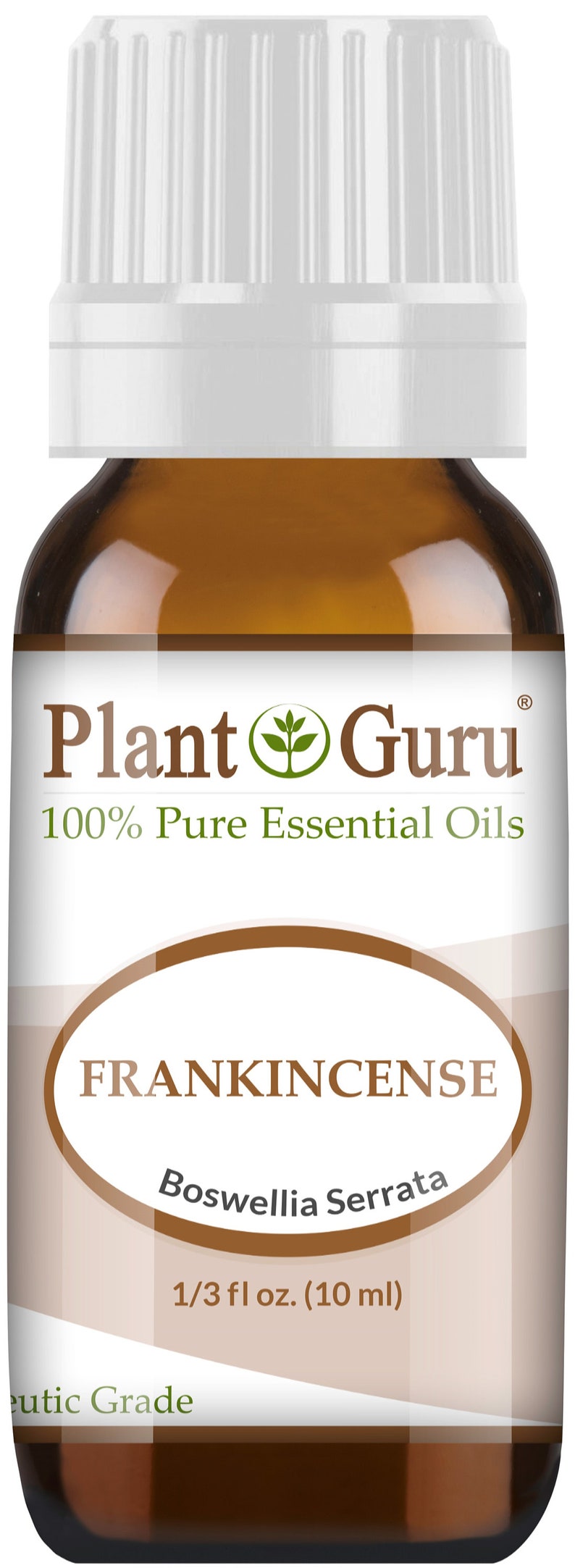 Frankincense Essential Oil 100% Pure Natural Therapeutic Grade, Boswellia Serrata, Bulk Wholesale For Skin, Soap, Candle and Diffuser 10 ml. / .33 fl oz.