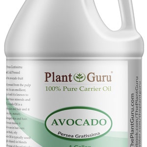 Organic Cold Pressed Avocado Oil - 100% Pure, 8 Oz, Great For Skin & Hair