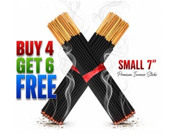 100 Incense Sticks 7" Bulk Hand Dipped Variety Mix & Match Wholesale CREATE a SET LOT Buy 4 Get 6 Free
