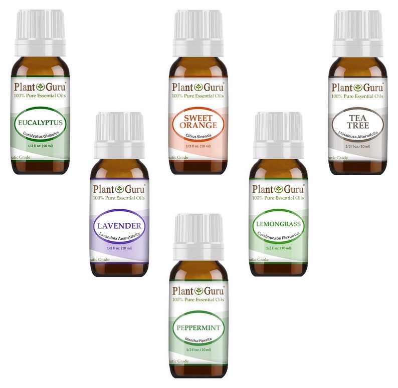 Essential Oil Set 6 10 Ml. 100 Pure Therapeutic Grade Oils Etsy