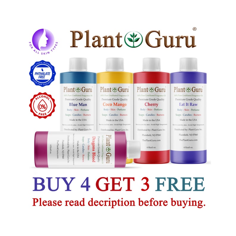 Fragrance Oil 4 Oz. Scented for Body Candles Lotion Soap Etsy