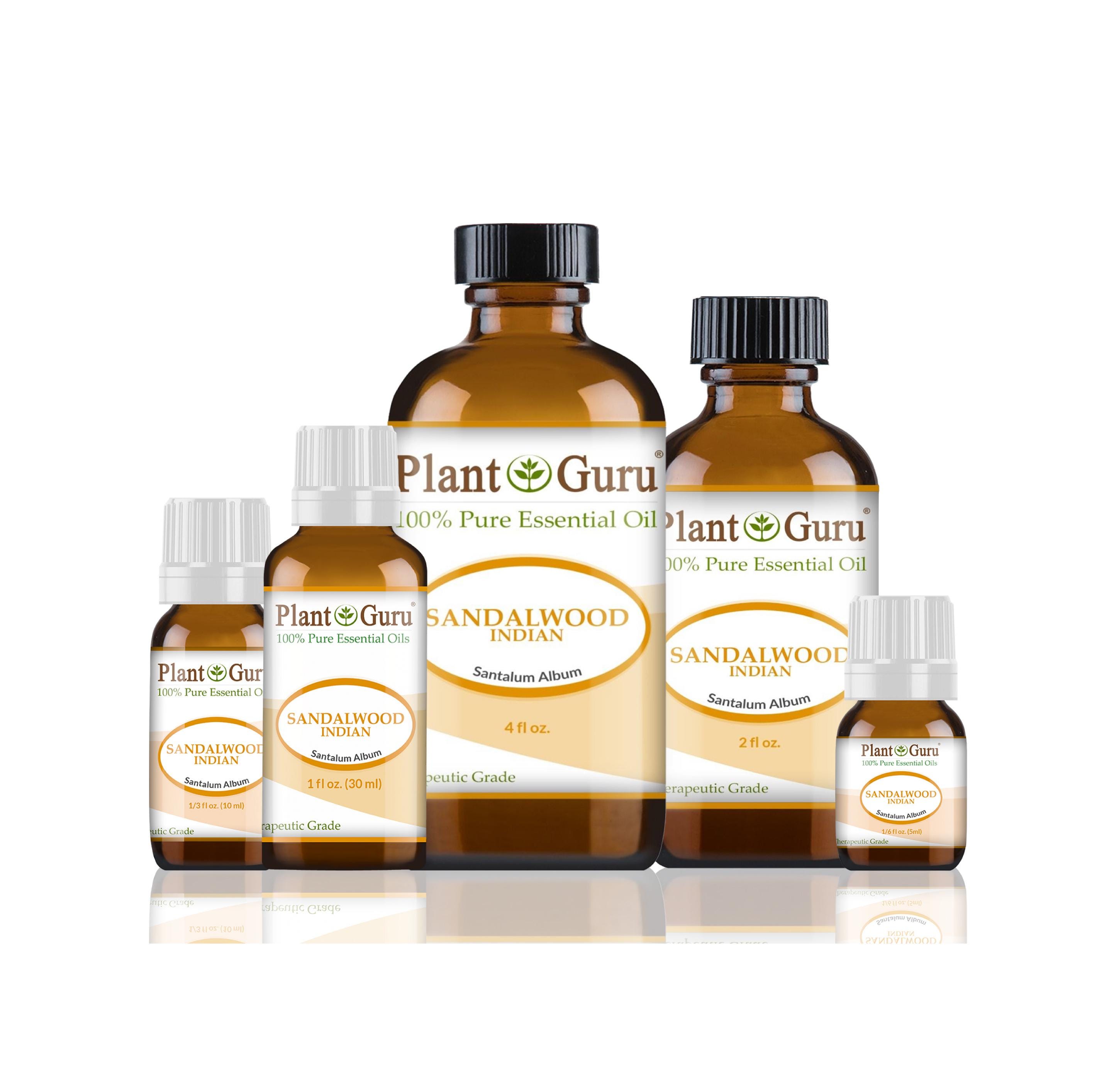 Sandalwood (East Indian Mysore) Essential Oil 100% Pure Natural Therapeutic Grade, Santalum Album, Bulk For Skin, Soap, Candle and Diffuser
