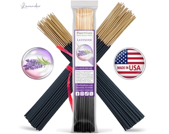 LAVENDER Incense Sticks 11" Handmade Hand Dipped Bulk Wholesale