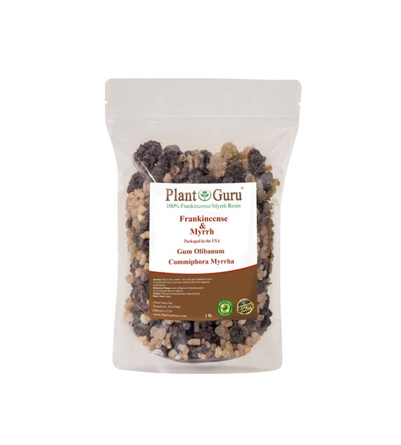 Frankincense and Myrrh Resin 100% Pure Natural Organic Granular Aromatic Gum Rock Wicca Incense Bulk Wholesale CHOOSE SIZE