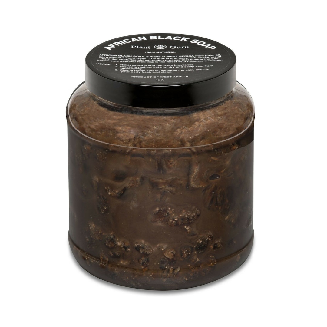 Raw African Black Soap Paste 3.5 Lbs. Bulk Wholesale 100 Pure Natural