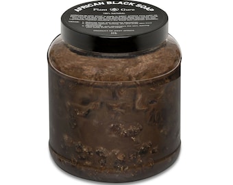 Raw African Black Soap Paste 3.5 lbs. Bulk Wholesale 100% Pure Natural Organic Unrefined From Ghana For Skin and Face.