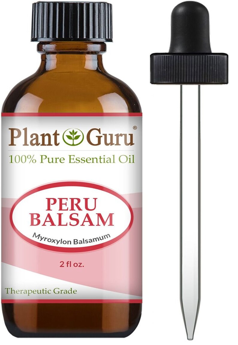 Peru Balsam Essential Oil 100% Pure Natural Therapeutic Grade, Myroxylon Balsamum, Bulk Wholesale For Skin, Soap, Candle and Diffuser 2 oz. Bulk