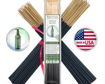 STRESS RELIEF Incense Sticks 11" Handmade Hand Dipped Bulk Wholesale