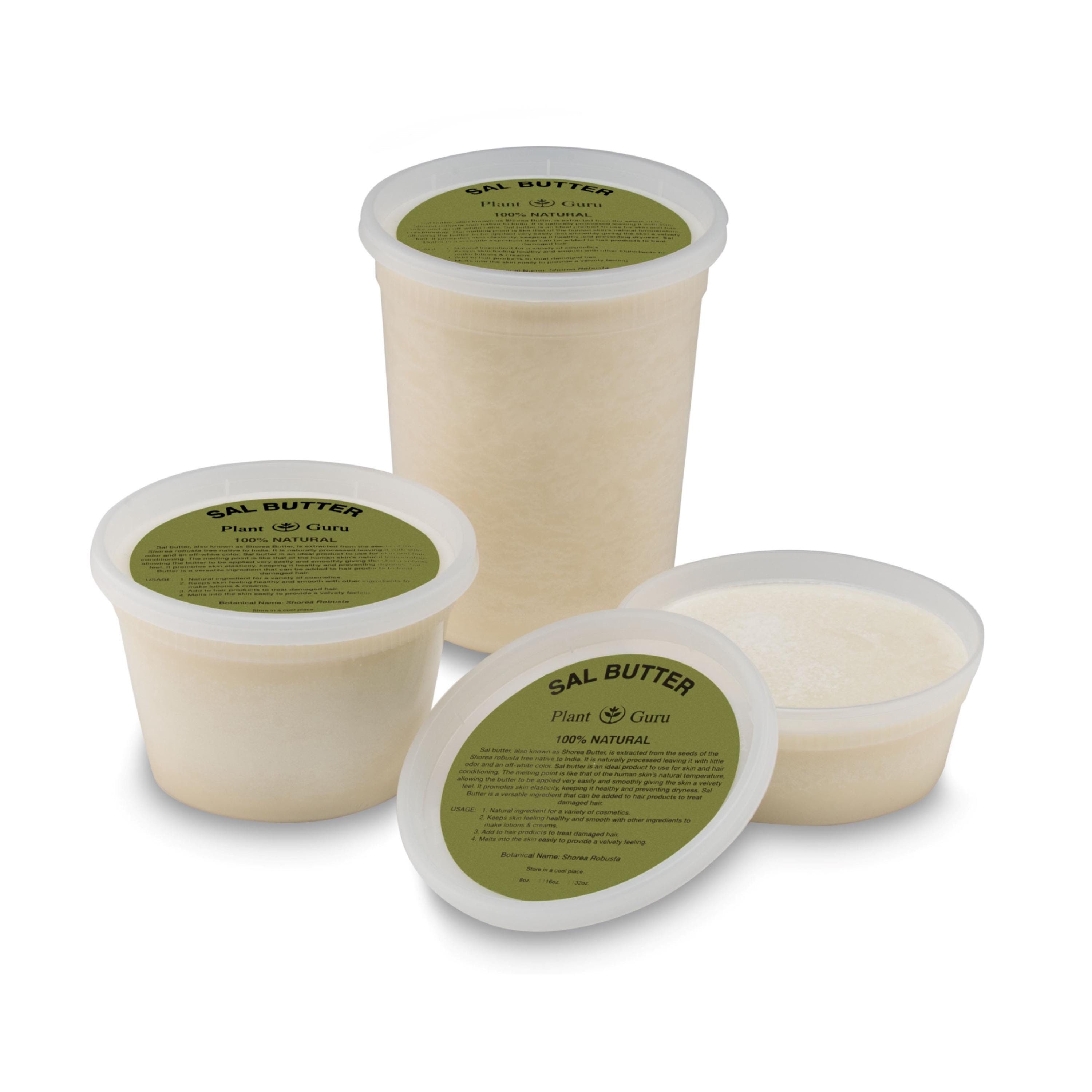 Sal Seed Butter 100% Pure Raw Fresh Natural Cold Pressed. Skin, Hair, Nail Moisturizer, DIY Creams, Balms, Lotions, Soaps.