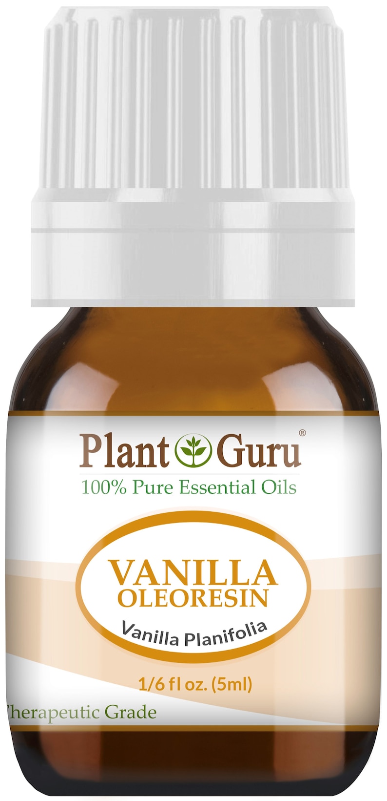 Vanilla Essential Oil 10 Fold Oleoresin 100% Pure Natural Therapeutic Grade, Vanilla Planifolia, Bulk For Skin, Soap, Candle and Diffuser 5 ml. / .17 fl oz.