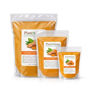 Turmeric Root Powder Pure Organic Natural Curcuma Longa Spice Herb Bulk