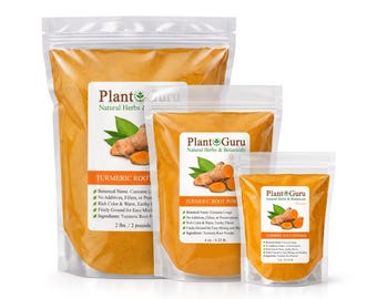 Turmeric Root Powder Pure Organic Natural Curcuma Longa Spice Herb Bulk
