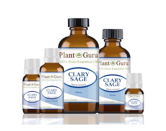 Clary Sage Essential Oil 100% Pure Natural Therapeutic Grade, Salvia Sclarea, Bulk Wholesale For Skin, Soap, Candle and Diffuser