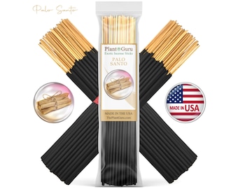 PALO SANTO Incense Sticks 7" Handmade Hand Dipped Bulk Wholesale