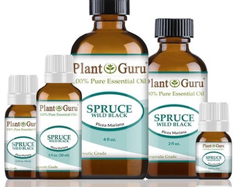 Spruce Essential Oil 100% Pure Natural Therapeutic Grade, Picea Mariana, Bulk Wholesale Available For Skin, Soap, Candle and Diffuser