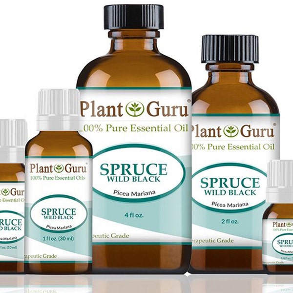 Spruce Essential Oil 100% Pure Natural Therapeutic Grade, Picea Mariana, Bulk Wholesale Available For Skin, Soap, Candle and Diffuser