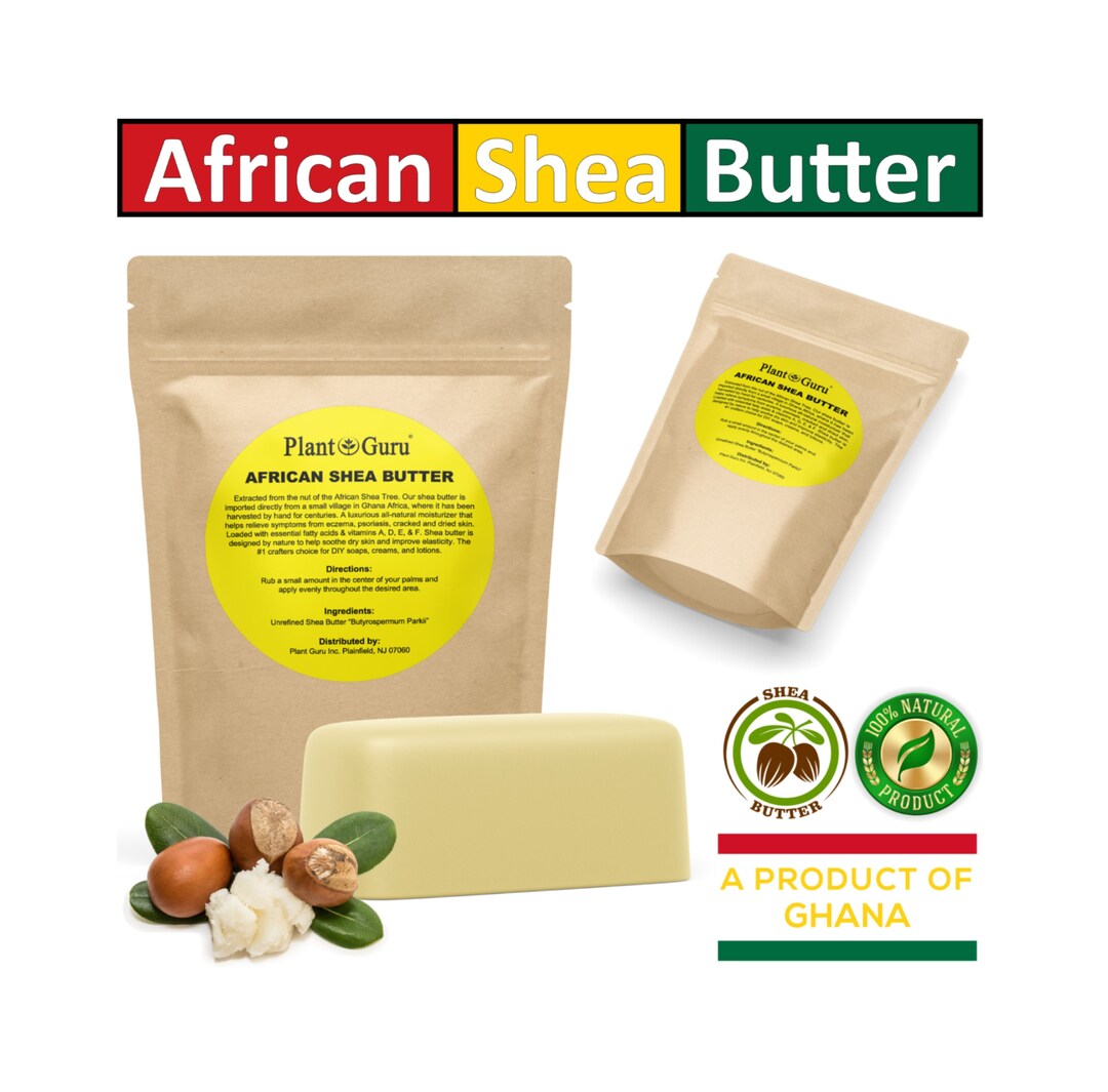 African Shea Butter Bulk 3 lbs. Ivory From Ghana 100% Pure Natural Raw  Unrefined
