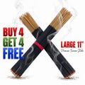 100 Incense Sticks 11" Handmade Hand Dipped Bulk Variety Mix & Match Wholesale Buy 4 Get 4 Free