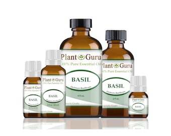 Basil Essential Oil 100% Pure Natural Therapeutic Grade, Ocimum Basilicum, Bulk Wholesale Available