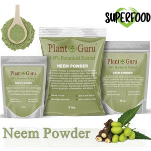 Neem Powder Dried Leaf 100% Pure & Natural Raw Vegan Leaves (Azadirachta Indica)