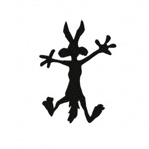 Embroidery Machine Coyote Silhouette, ITH Coyote, PES Coyote Silhouette, Coyote Design