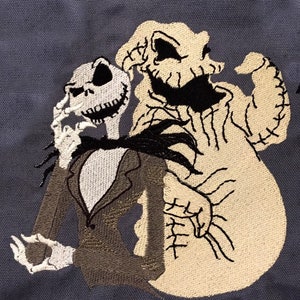 Embroidery Machine Nightmare Ghost design, ITH Halloween pattern image 5
