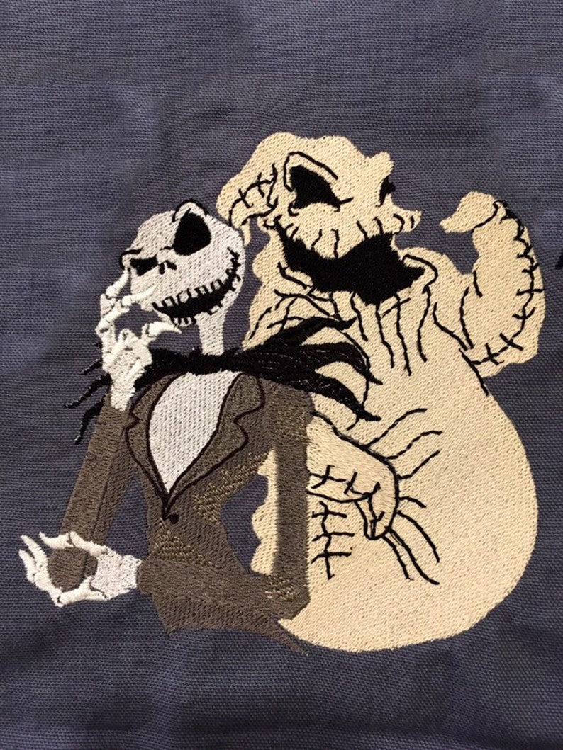 Embroidery Machine Nightmare Ghost design, ITH Halloween pattern image 5