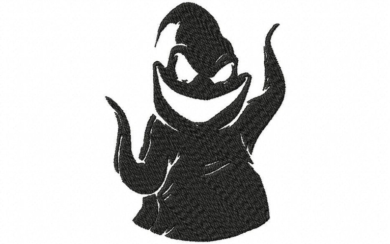 Embroidery Machine Halloween Design, Nightmare Ghost ITH, PES Halloween Ghost image 1