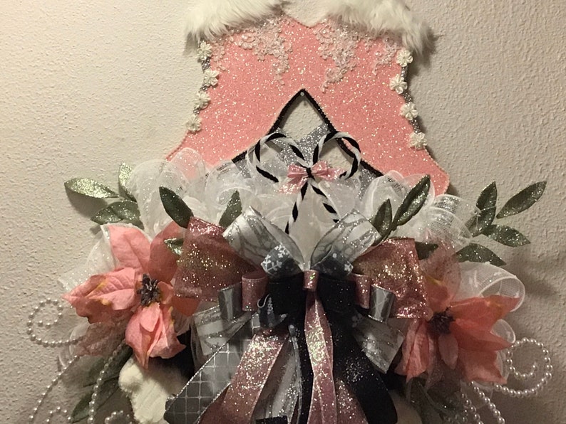 ice skates decor Ice Skate Rail Winter Door hanger Christmas door hanger Christmas decor Rail winter decor