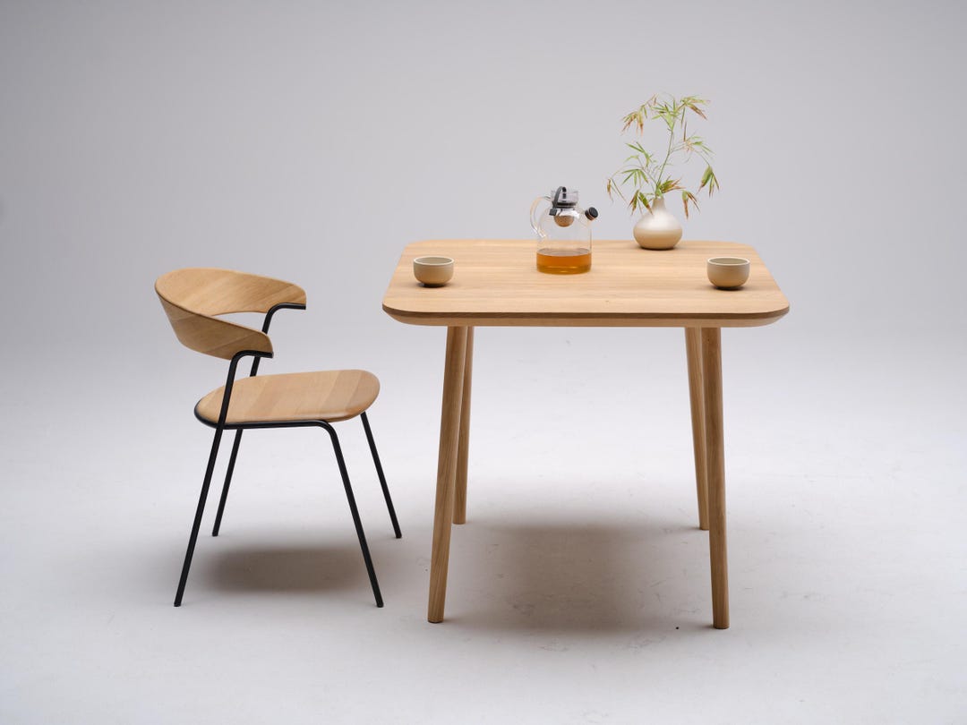 Dining Table - Made of Solid Oak - Etsy UK