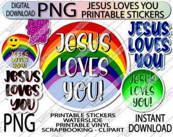 Jesus Loves You Printable - Etsy