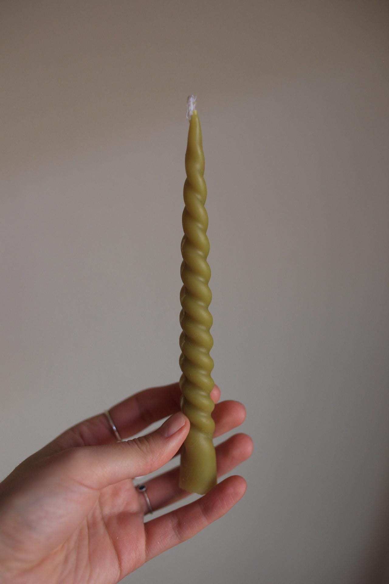 Spring Beeswax Taper Candles — Set of 5 6