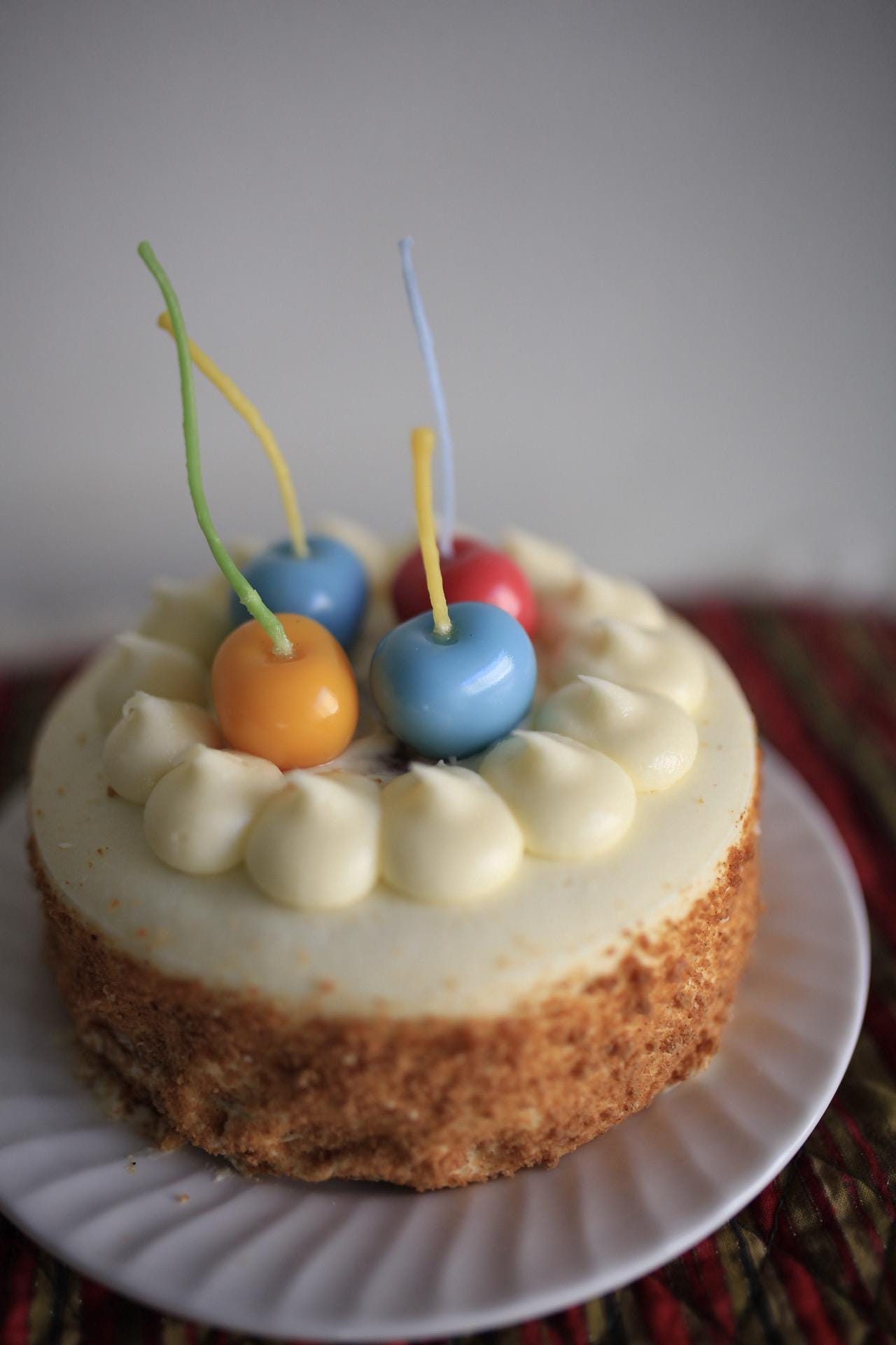 Cherry Candles, Birthday Cake candles, Fruit Candle, Celebration Candle, Cute Cake Decor, birhday candles, first birthday 5