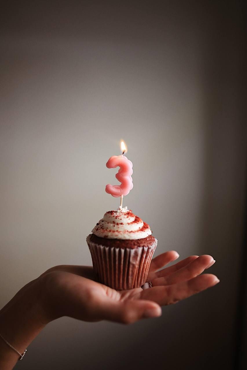 Classic Beeswax Number Candle for Birthday Cakes 1