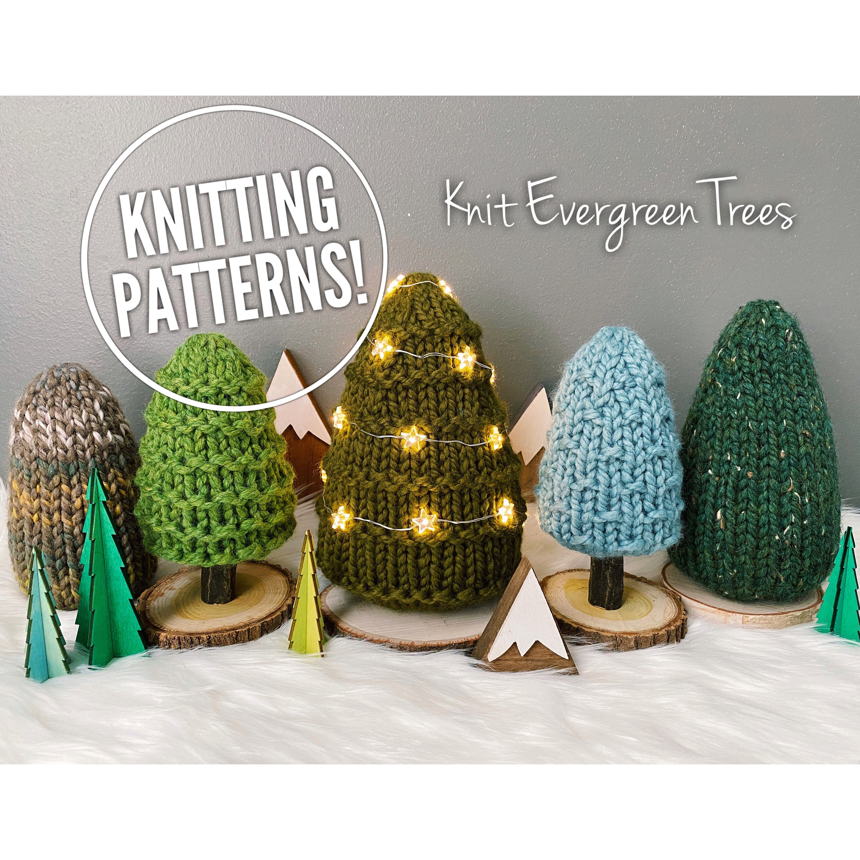 Knit Tree Pattern Knit Tree Knit Trees Knit Patterns Tree - Etsy UK