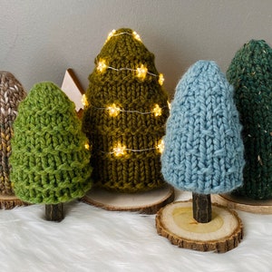 Knit Tree Pattern, Knit Tree, Knit Trees, Knit Patterns, Tree Pattern, Knit Pattern, Evergreen Tree, Christmas Pattern, Christmas Tree image 4