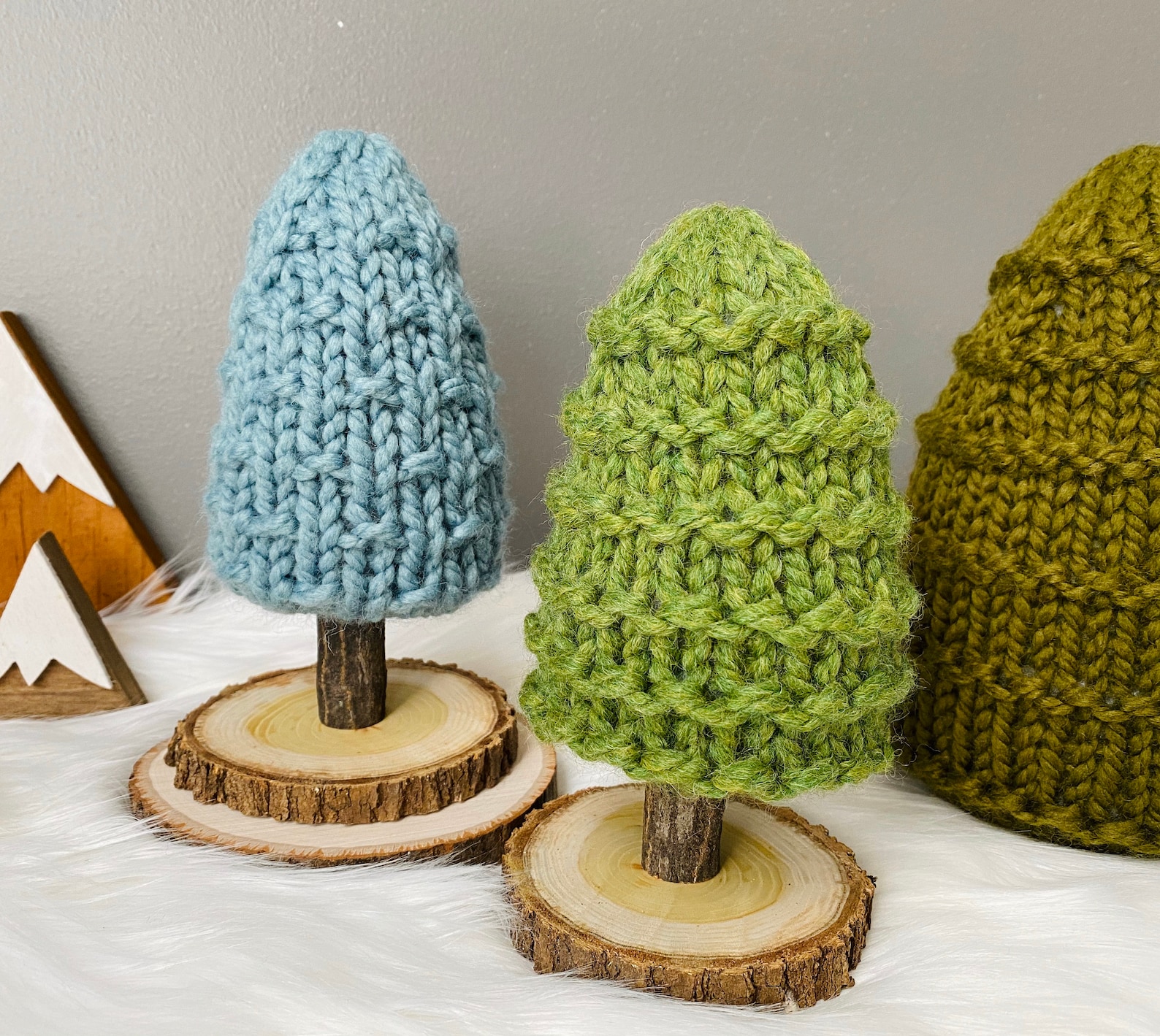 Knit Tree Pattern Knit Tree Knit Trees Knit Patterns Tree Etsy
