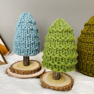 Knit Tree Pattern, Knit Tree, Knit Trees, Knit Patterns, Tree Pattern, Knit Pattern, Evergreen Tree, Christmas Pattern, Christmas Tree image 7