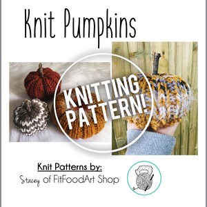Knit Pumpkins 1, Knit Pumpkin, Knit Pumpkin Pattern, Knit Patterns, Pumpkin Pattern, Knit Pumpkins, Pumpkin, Knitting Pattern, Yarn Pumpkin image 2