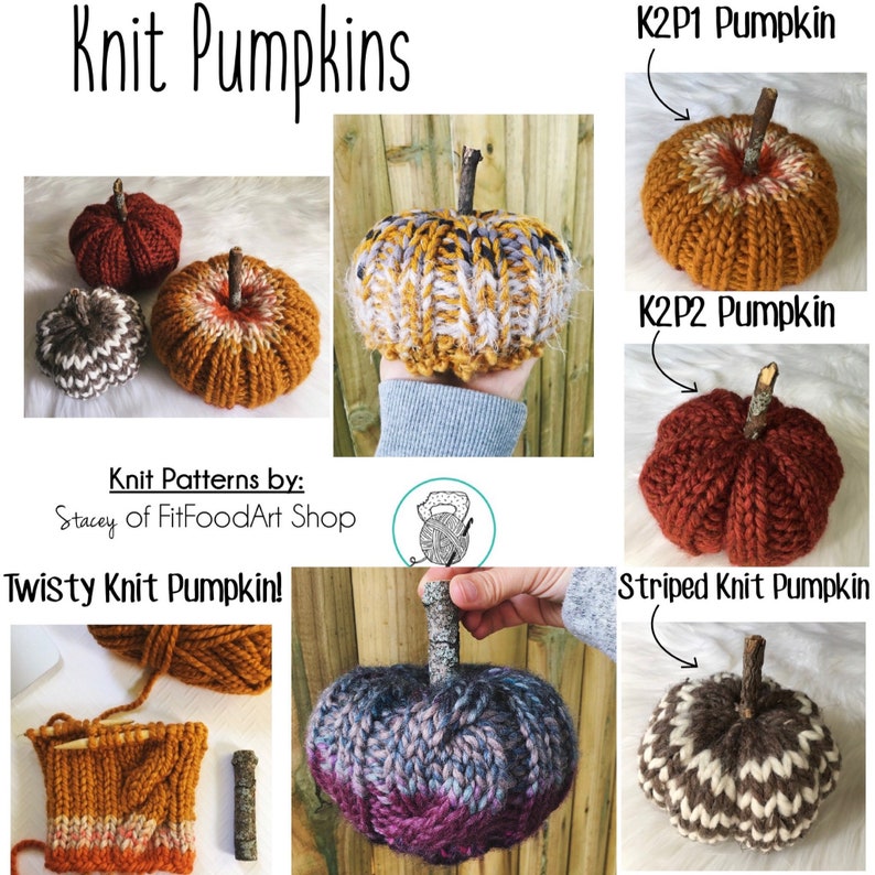 Knit Pumpkins 1, Knit Pumpkin, Knit Pumpkin Pattern, Knit Patterns, Pumpkin Pattern, Knit Pumpkins, Pumpkin, Knitting Pattern, Yarn Pumpkin image 4