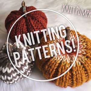 Knit Pumpkins 1, Knit Pumpkin, Knit Pumpkin Pattern, Knit Patterns, Pumpkin Pattern, Knit Pumpkins, Pumpkin, Knitting Pattern, Yarn Pumpkin image 1
