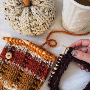 Cozy Pumpkin Vibes Pattern Bundle, Knit Pumpkin, Knit Pumpkin Pattern, Pumpkin Pattern, Knit Pumpkins, Pumpkin, Knitting Pattern image 9