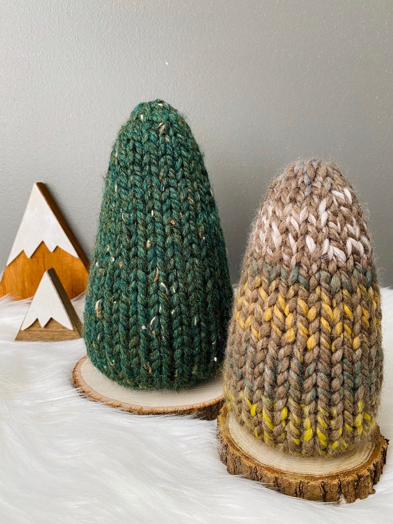 Knit Tree Pattern, Knit Tree, Knit Trees, Knit Patterns, Tree Pattern, Knit Pattern, Evergreen Tree, Christmas Pattern, Christmas Tree image 6