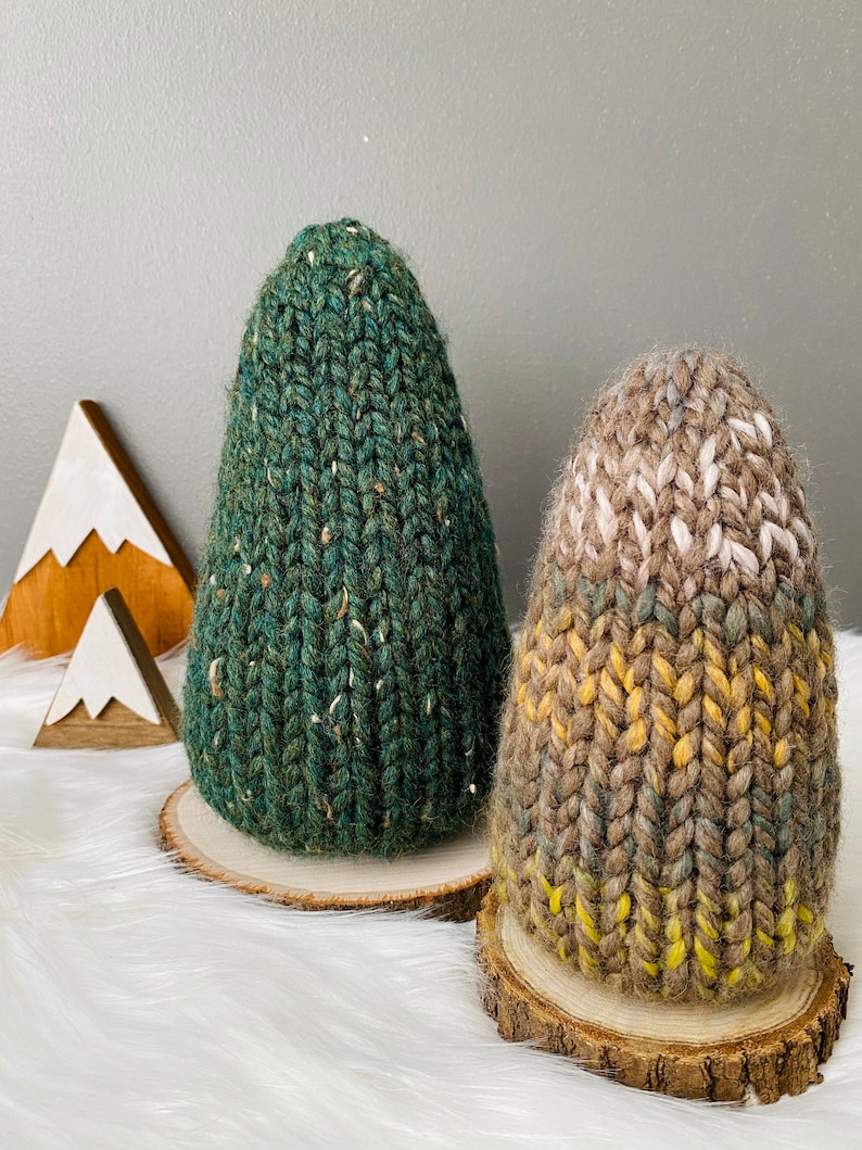 Knit Tree Pattern, Knit Tree, Knit Trees, Knit Patterns, Tree Pattern, Knit Pattern, Evergreen Tree, Christmas Pattern, Christmas Tree image 6