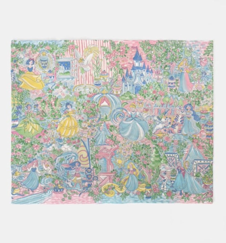 GoCoastalStudio Princesses Blanket - Thumbnail 5