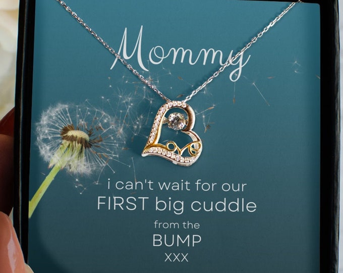 Featured listing image: Mom to Be Gift Necklace - New Mom Gifts for Women - First Time Mom Gift for Expecting Mother - Pregnancy Gift for First Time Mom