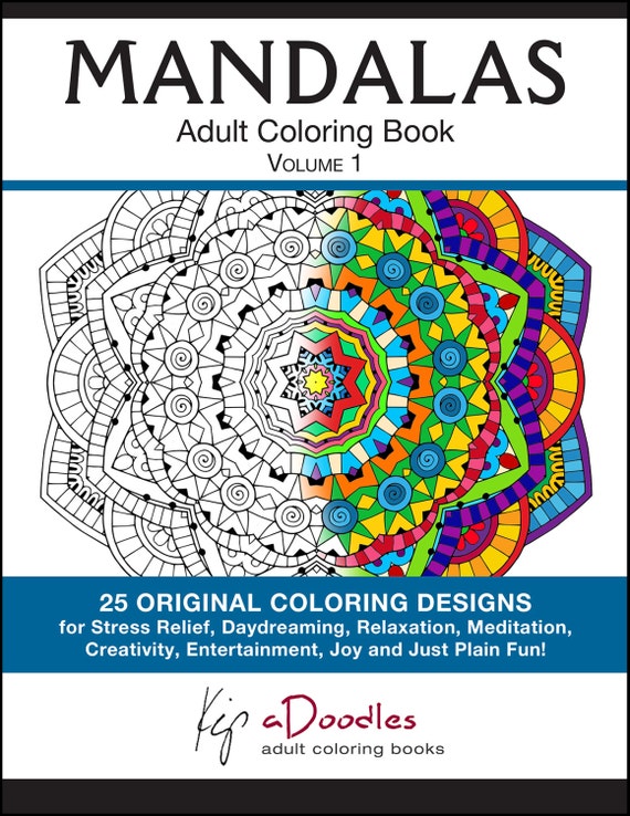 100 Easy Mandalas: An Adult Coloring Book with Fun, Simple, and Relaxing  Coloring Pages (Volume 1) (Paperback)