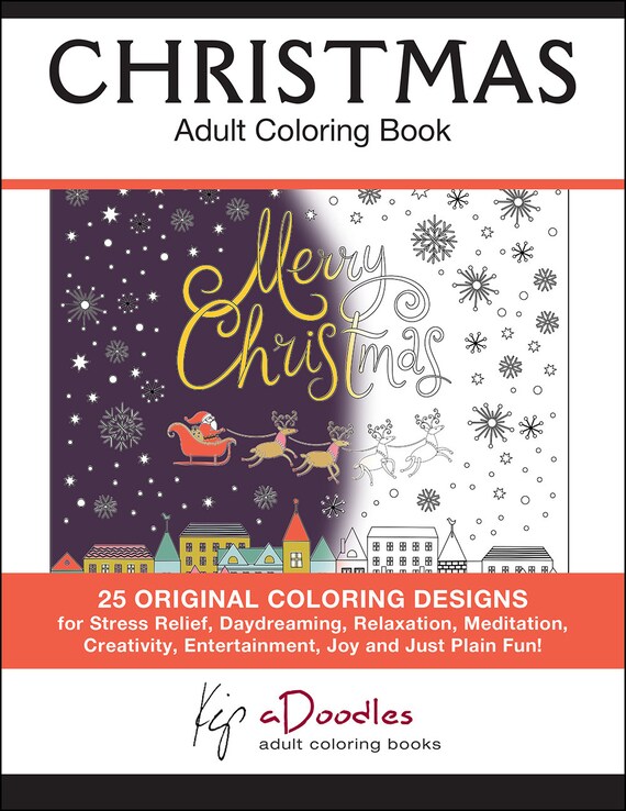 Download Christmas Coloring Sheets Pdf Instant Download Christmas Etsy